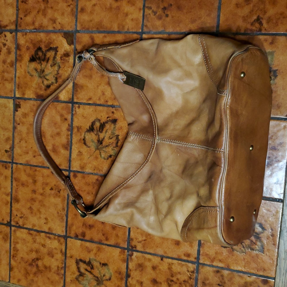 Frye Campus hobo bag, beige (?) colorway
